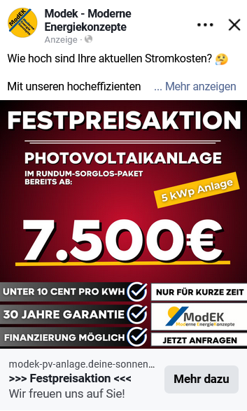 Stromkosten für unter 10ct/kWh